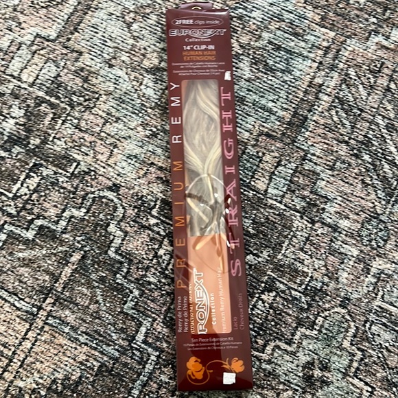 EURONEXT Accessories 4 Inch Human Hair Clip In Extensions Dark